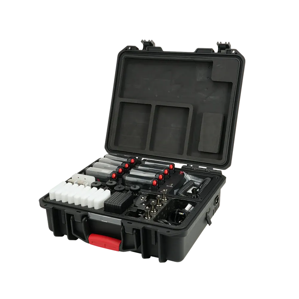 Aputure MC Pro 8-light kit in its charging case
