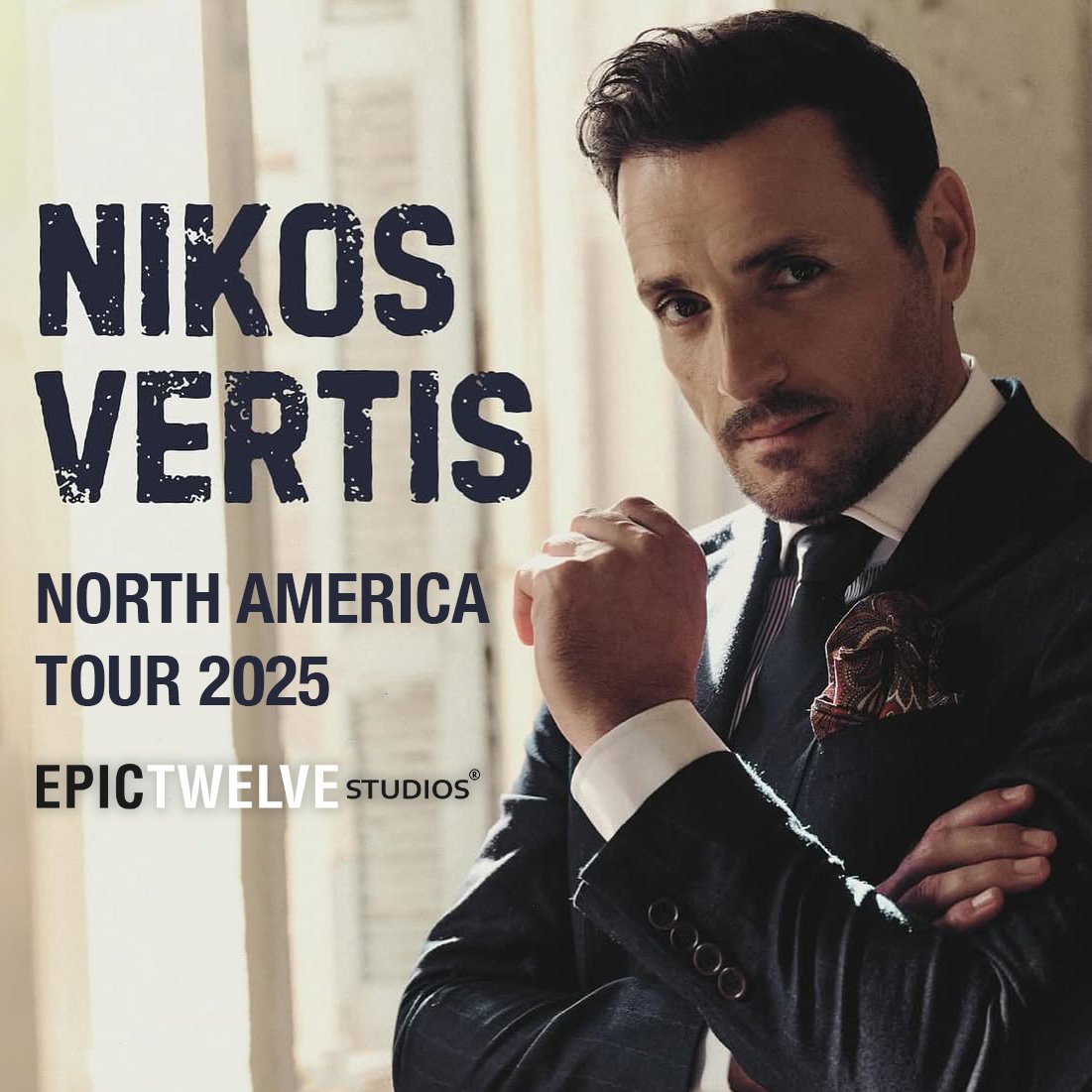 Nikos Vertis live concert North America tour Los Angeles produced by Epic 12 Studios