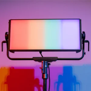 Close-up of Aputure Nova P600c RGBWW LED panel