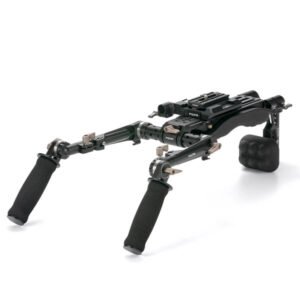 Tilta lightweight shoulder rig with adjustable rosettes for cinema cameras rental Los Angeles
